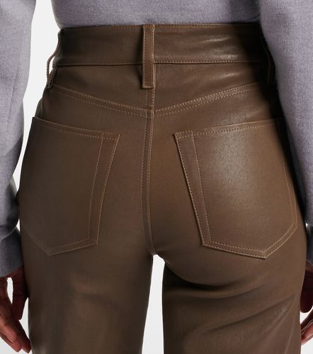 Weite Hose Le Slim Palazzo aus Leder - Frame - Modalova