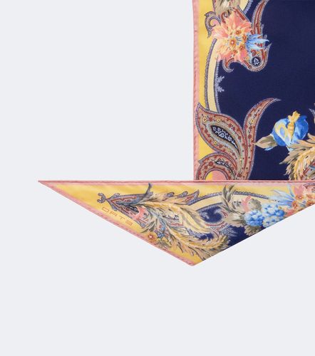 Sciarpa in twill di seta con stampa - Etro - Modalova