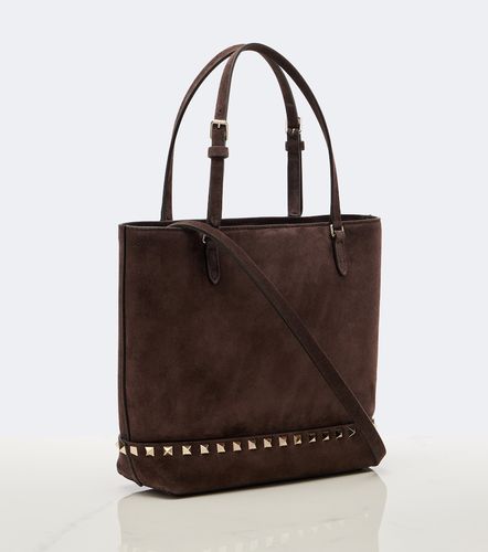 Rockstud Small suede top-handle bag - Valentino Garavani - Modalova