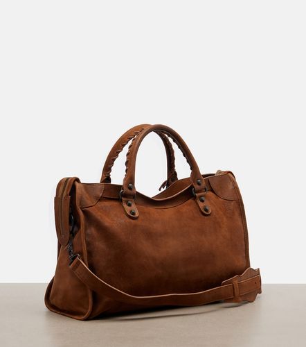 Le City Medium leather top-handle bag - Balenciaga - Modalova