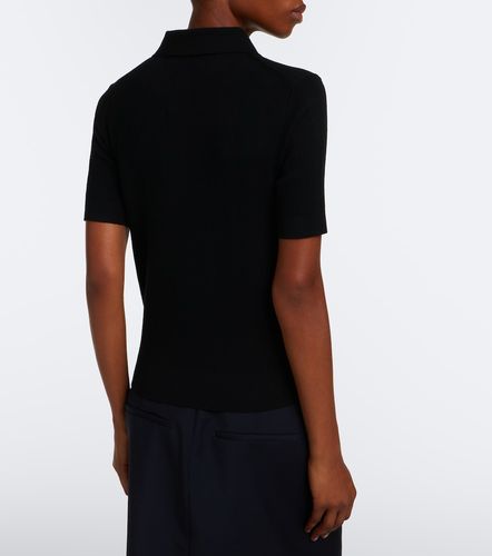 Tory Burch Polo de lana con logo - Tory Burch - Modalova