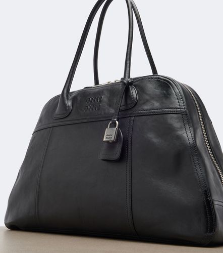 Borsa bowling Vivant in pelle - Miu Miu - Modalova
