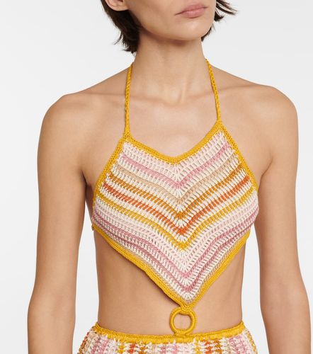 Vestido Ring de croché con cuello halter - Anna Kosturova - Modalova