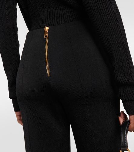 Balmain High-rise flared knit pants - Balmain - Modalova