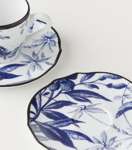 Set di tazza da tè e piattino Herbarium - Gucci - Modalova