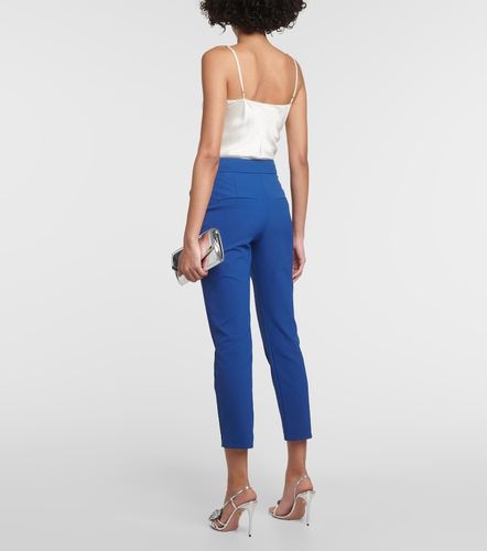 Renzo high-rise cropped slim pants - Veronica Beard - Modalova