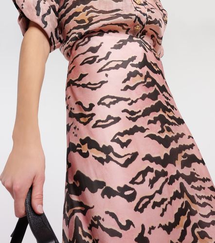 Matchmaker tiger-print silk maxi skirt - Zimmermann - Modalova