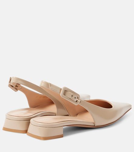 Lindsay 20 patent leather slingback flats - Gianvito Rossi - Modalova