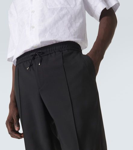Wool and mohair slim pants - Valentino - Modalova