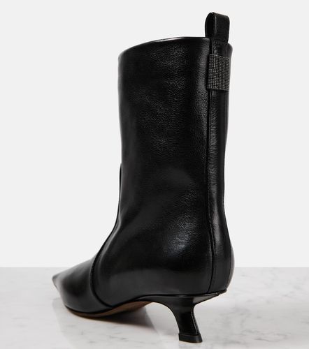Leather ankle boots - Brunello Cucinelli - Modalova