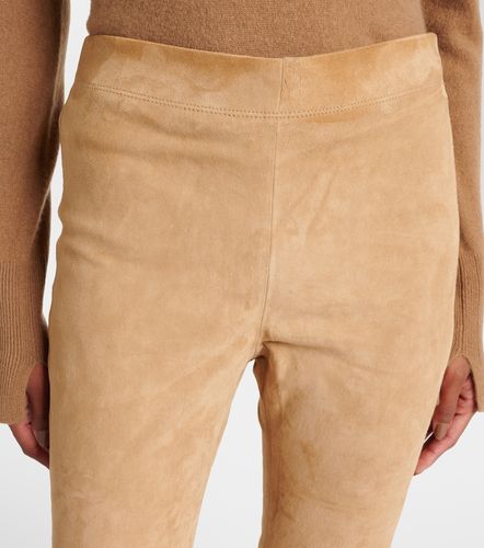 Joseph Mid-rise suede leggings - Joseph - Modalova