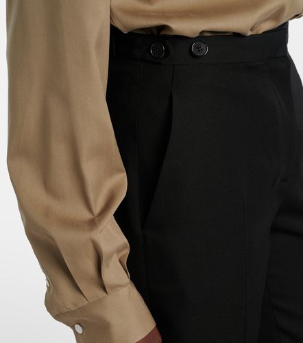 Jesse mid-rise wool straight pants - The Row - Modalova