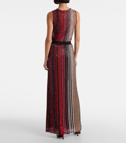 Gonna lunga in lamé con paillettes - Missoni - Modalova