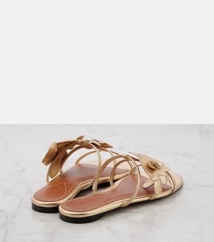 Orchid metallic leather sandals - Zimmermann - Modalova