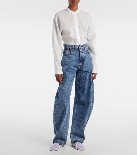 Alaia High-rise barrel-leg jeans - Alaia - Modalova