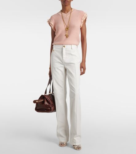 Chloe Ruffled wool top - Chloe - Modalova