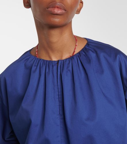 Blusa de algodón con mangas abullonadas - Joseph - Modalova