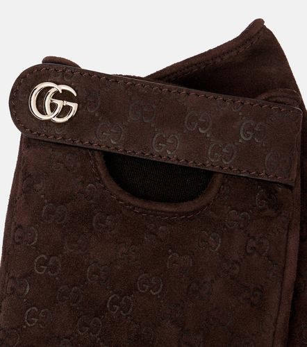 Gucci GG jacquard suede gloves - Gucci - Modalova