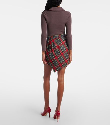 Infinity plaid virgin wool miniskirt - Vivienne Westwood - Modalova