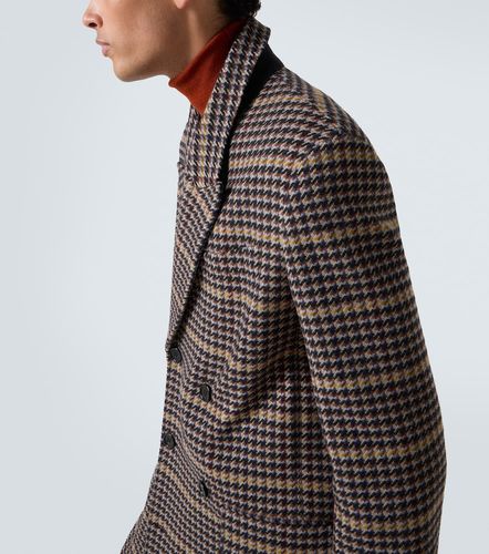 Houndstooth wool overcoat - Saint Laurent - Modalova