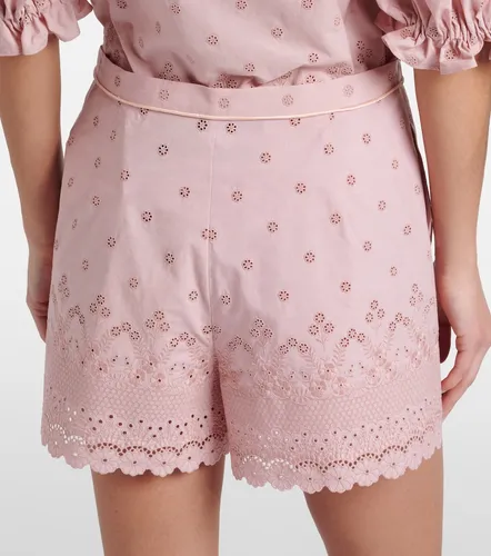 Shorts de algodón bordados - Valentino Garavani - Modalova