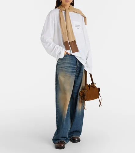 Edden oversized cotton-blend T-shirt - Acne Studios - Modalova
