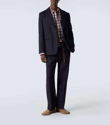 X Aaron Levine camisa View de algodón a cuadros - Studio Nicholson - Modalova