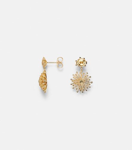 Burst 14kt drop earrings with diamonds - Sydney Evan - Modalova