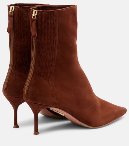 Saint Honore 65 suede ankle boots - Aquazzura - Modalova