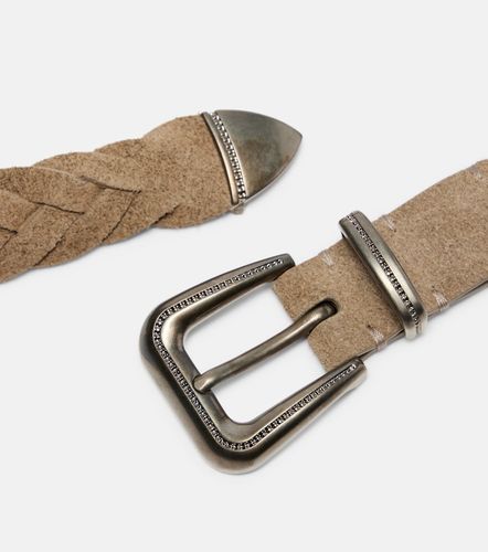 Braided suede belt - Brunello Cucinelli - Modalova