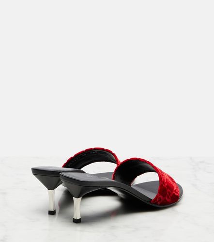 Gucci Mules in velluto GG - Gucci - Modalova