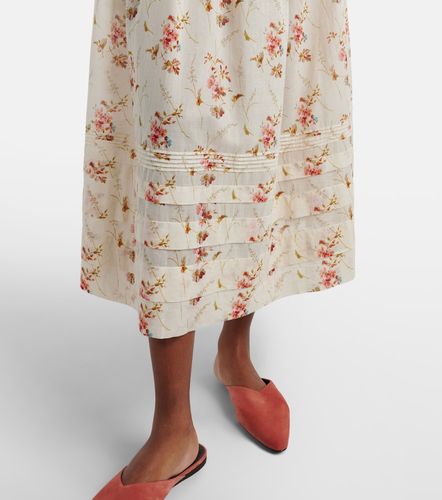 Dôen Falda midiMarie de algodón floral - Doen - Modalova