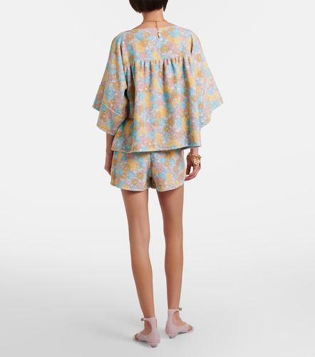 Chloé Shorts de rizo de algodón florales - Chloe - Modalova