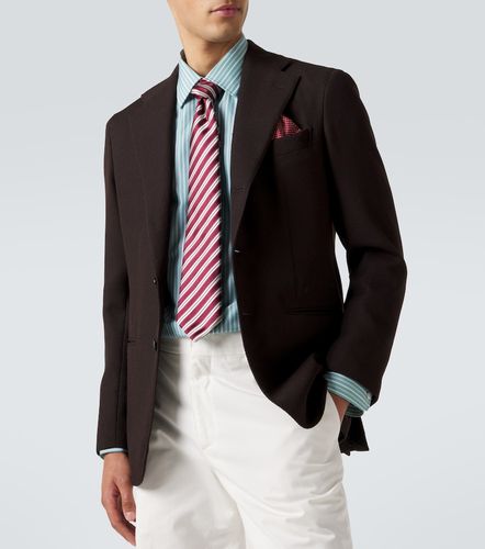 Corbata de jacquard de seda a rayas - Charvet - Modalova