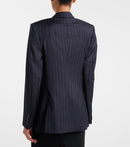 Pinstripe double-breasted wool blazer - Givenchy - Modalova