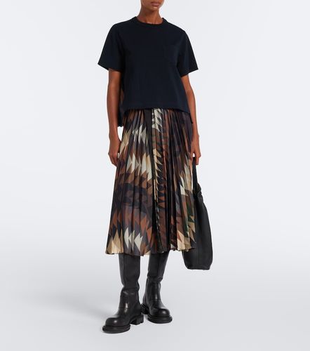 X A.P.C. camiseta de algodón plisada - Sacai - Modalova