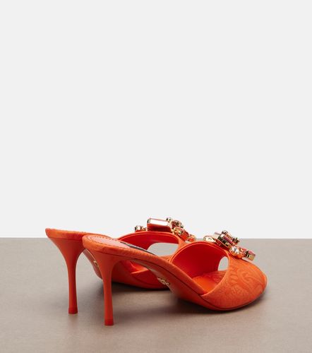Embellished brocade mules - Dolce&Gabbana - Modalova