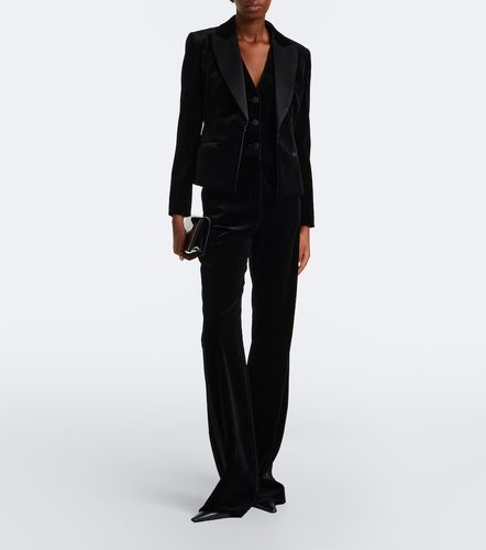 Pantalones rectos Elegante de terciopelo de algodón - Max Mara - Modalova