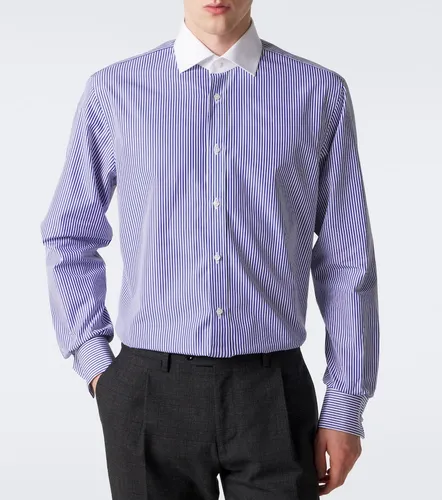 Striped cotton poplin shirt - Ralph Lauren Purple Label - Modalova