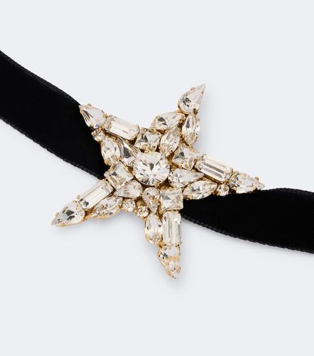 Choker in velluto con stelle - Dolce&Gabbana - Modalova