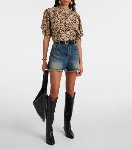 Karlita printed silk-blend blouse - Isabel Marant - Modalova