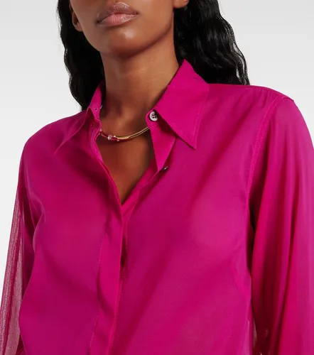 Camicia in misto seta - Dries Van Noten - Modalova