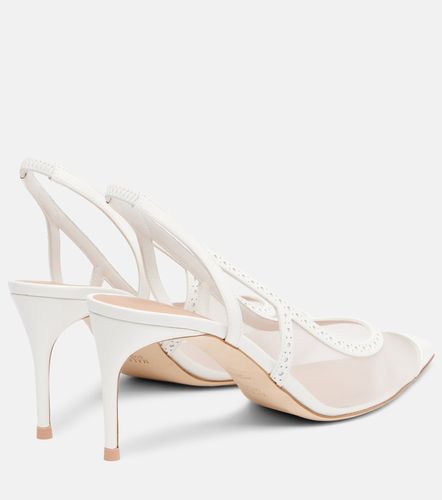 Pumps slingback Aubrey 70 in mesh - Malone Souliers - Modalova