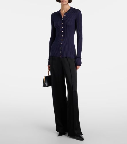 Cárdigan acanalado de seda - Jil Sander - Modalova
