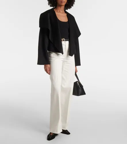 Signature cropped wool double jacket - Toteme - Modalova