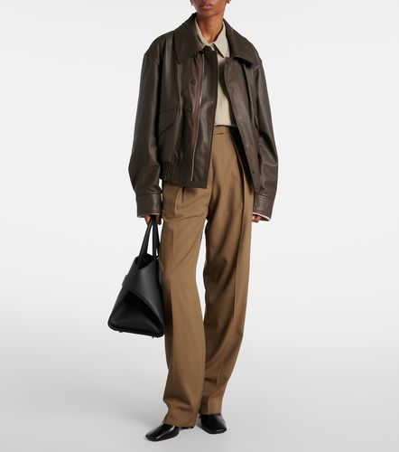 Ferragamo High-rise straight pants - Ferragamo - Modalova