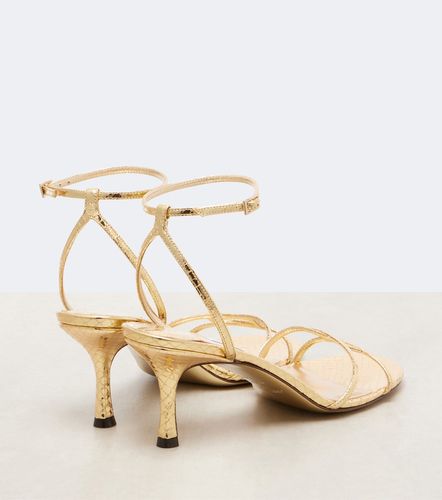 Leo 65 metallic leather sandals - Jimmy Choo - Modalova