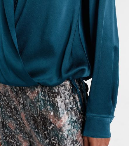 Dries Van Noten Satin wrap top - Dries Van Noten - Modalova