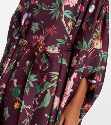 Square floral silk kaftan - La DoubleJ - Modalova