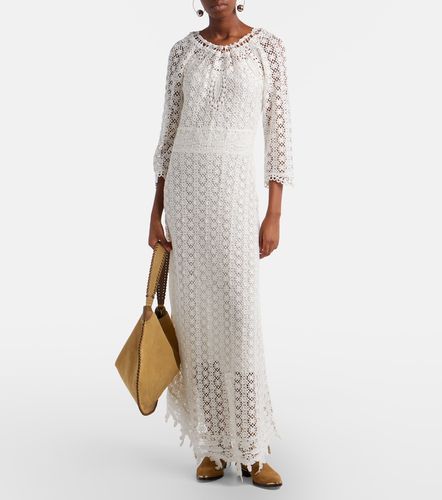 Vestido largo Hayra de algodón de encaje guipur - Isabel Marant - Modalova